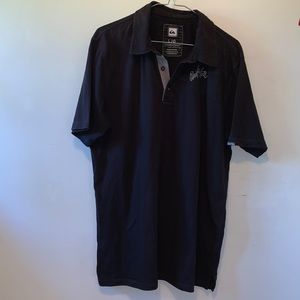 Quiksilver Men’s L SS Black Polo